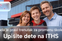Sada je pravi trenutak za promenu škole. Upišite dete na ITHS