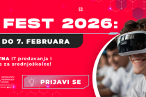 IT FEST 2026: Besplatna IT predavanja i radionice za srednjoškolce!