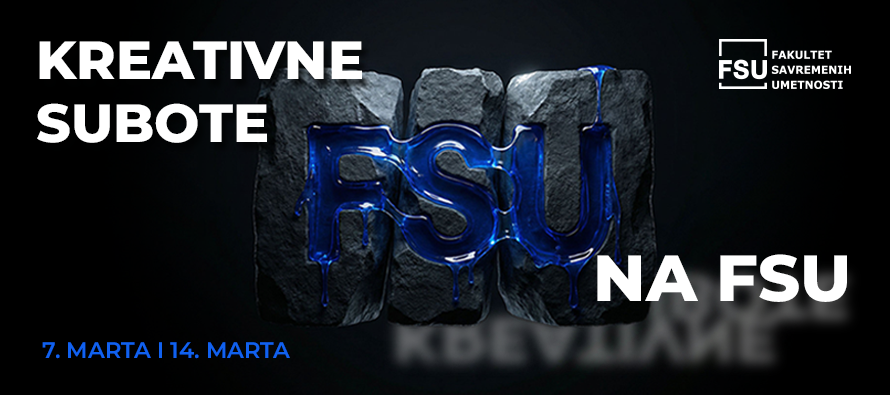 DOĐITE NA BESPLATNE KREATIVNE RADIONICE ZA SREDNJOŠKOLCE NA FSU